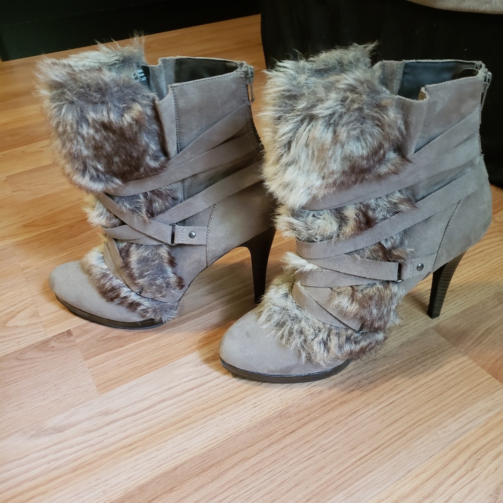 Faux Fur Boots